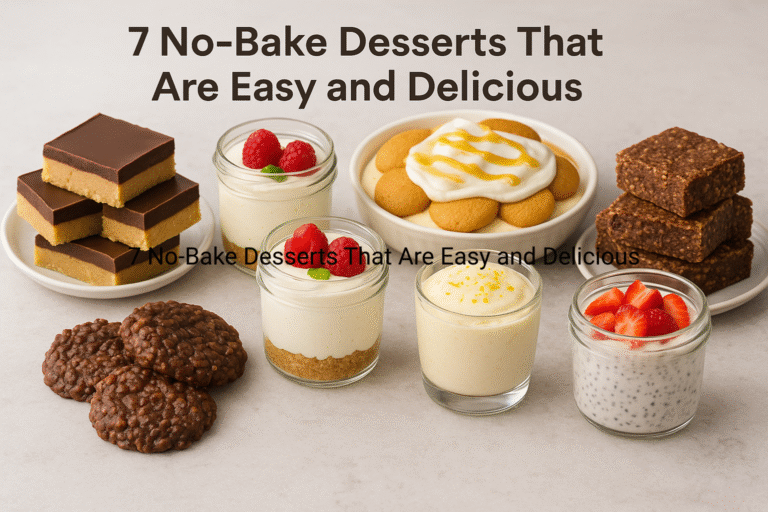 7 No-Bake Desserts That Are Easy and Delicious