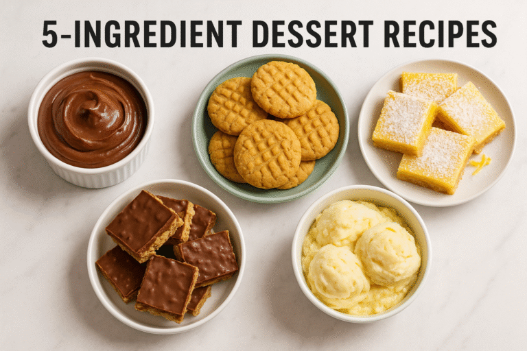 5-Ingredient Dessert Recipes That Actually Taste Amazing
