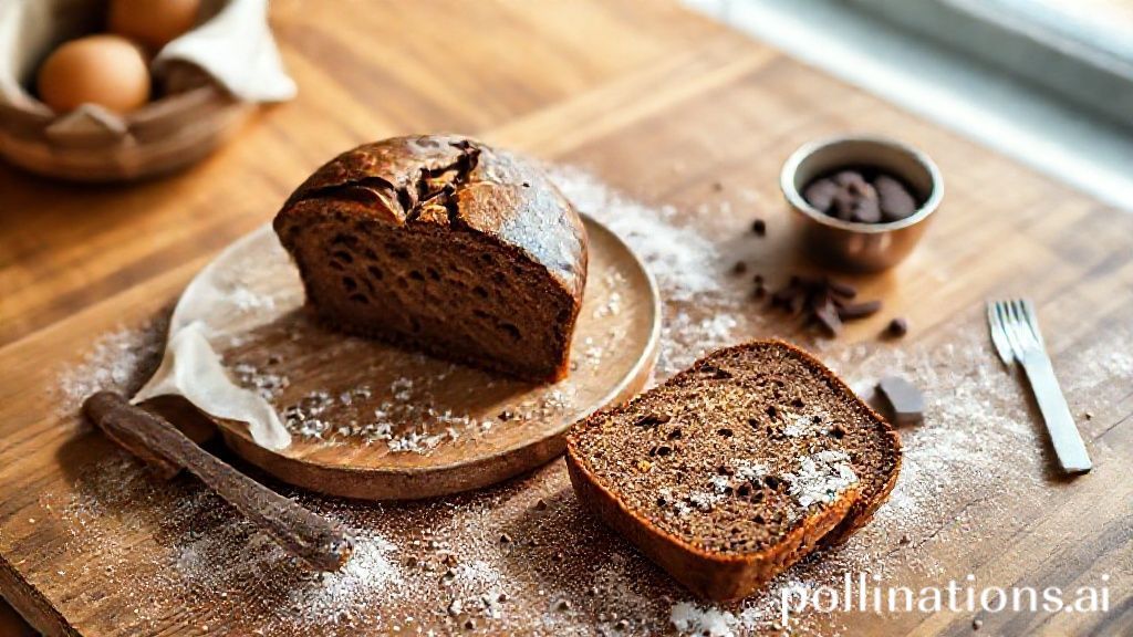 Bolo mármore de chocolate e baunilha