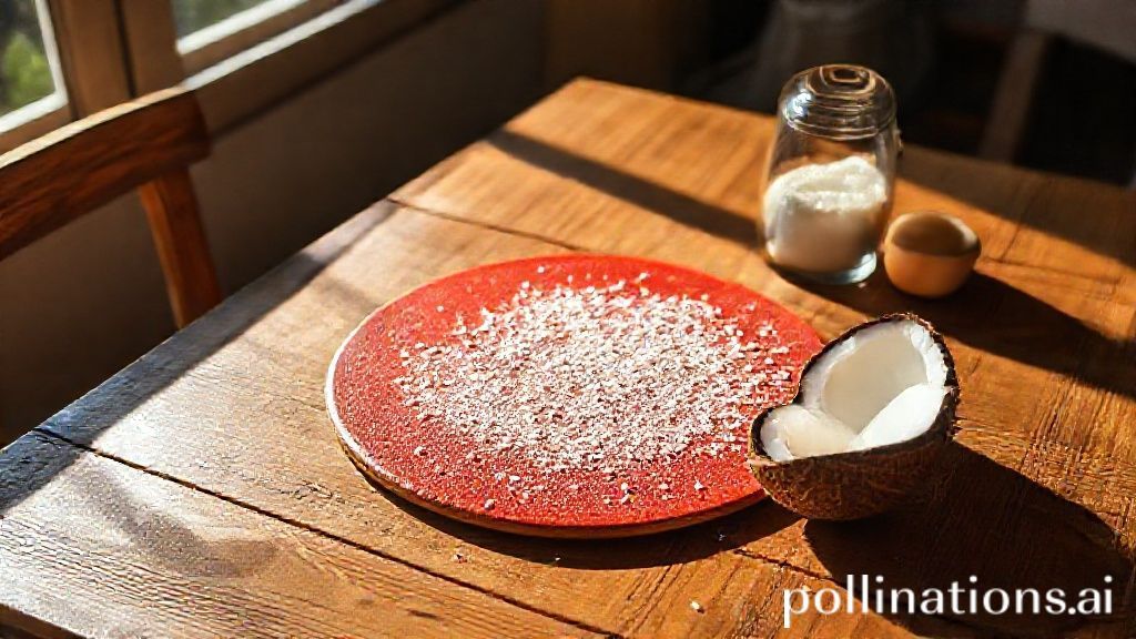 Quindim tradicional com coco fresco