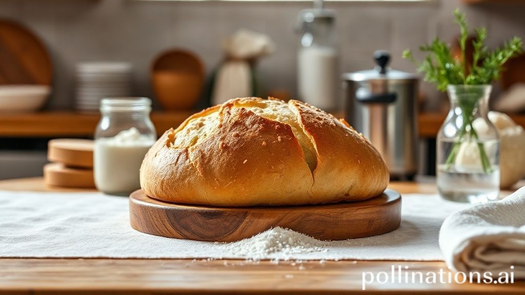 Pão caseiro fofinho saindo do forno