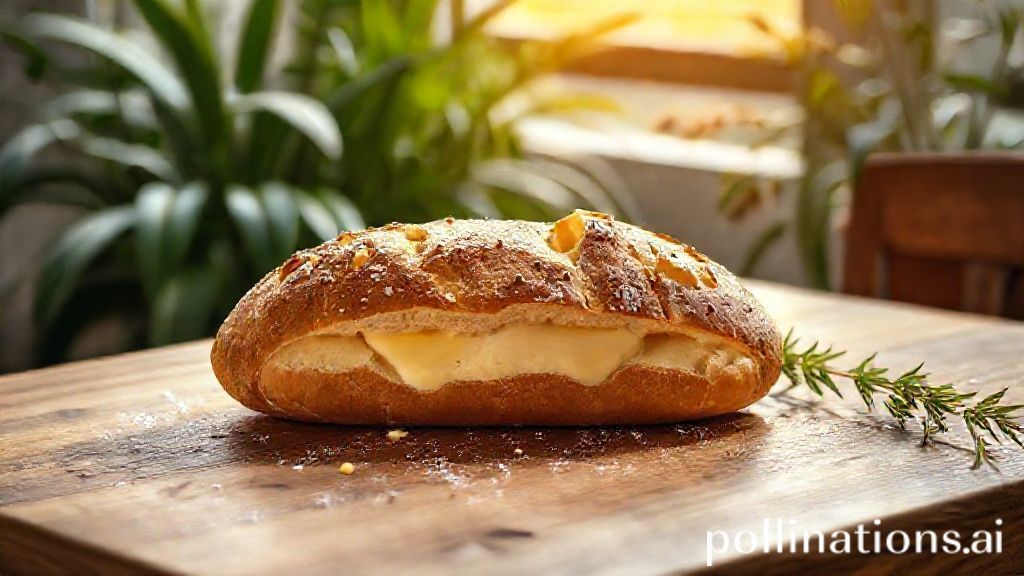 Pão de Alho Recheado com Queijo Cremoso