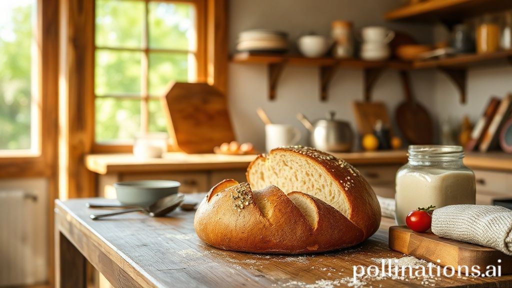 Pão integral com sementes fresco saindo do forno