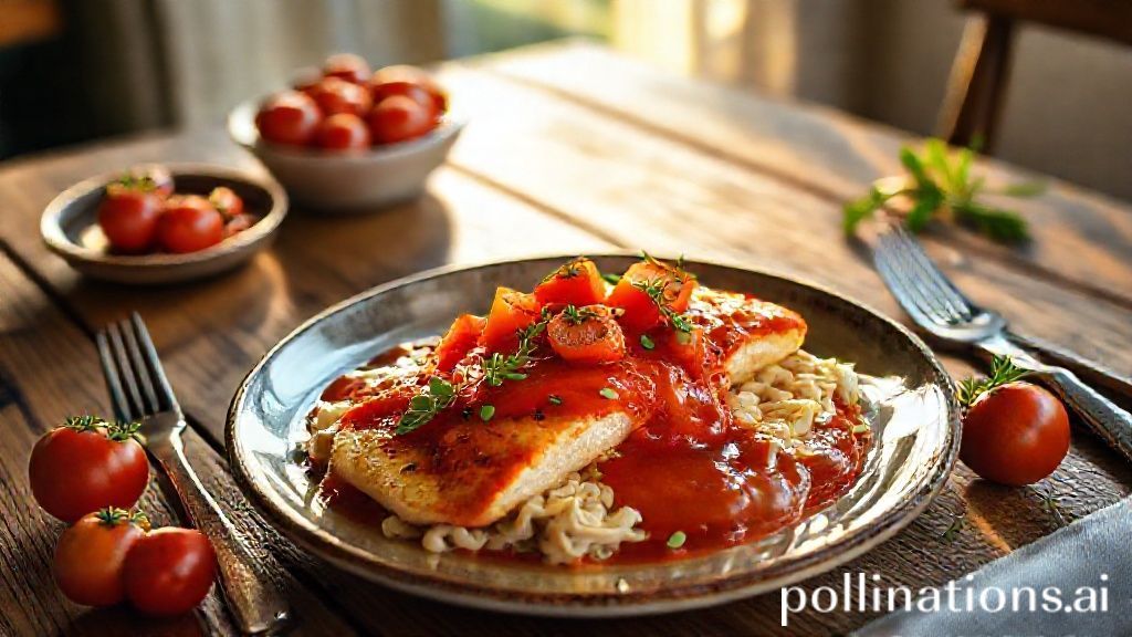 Espaguete com molho de tomate caseiro