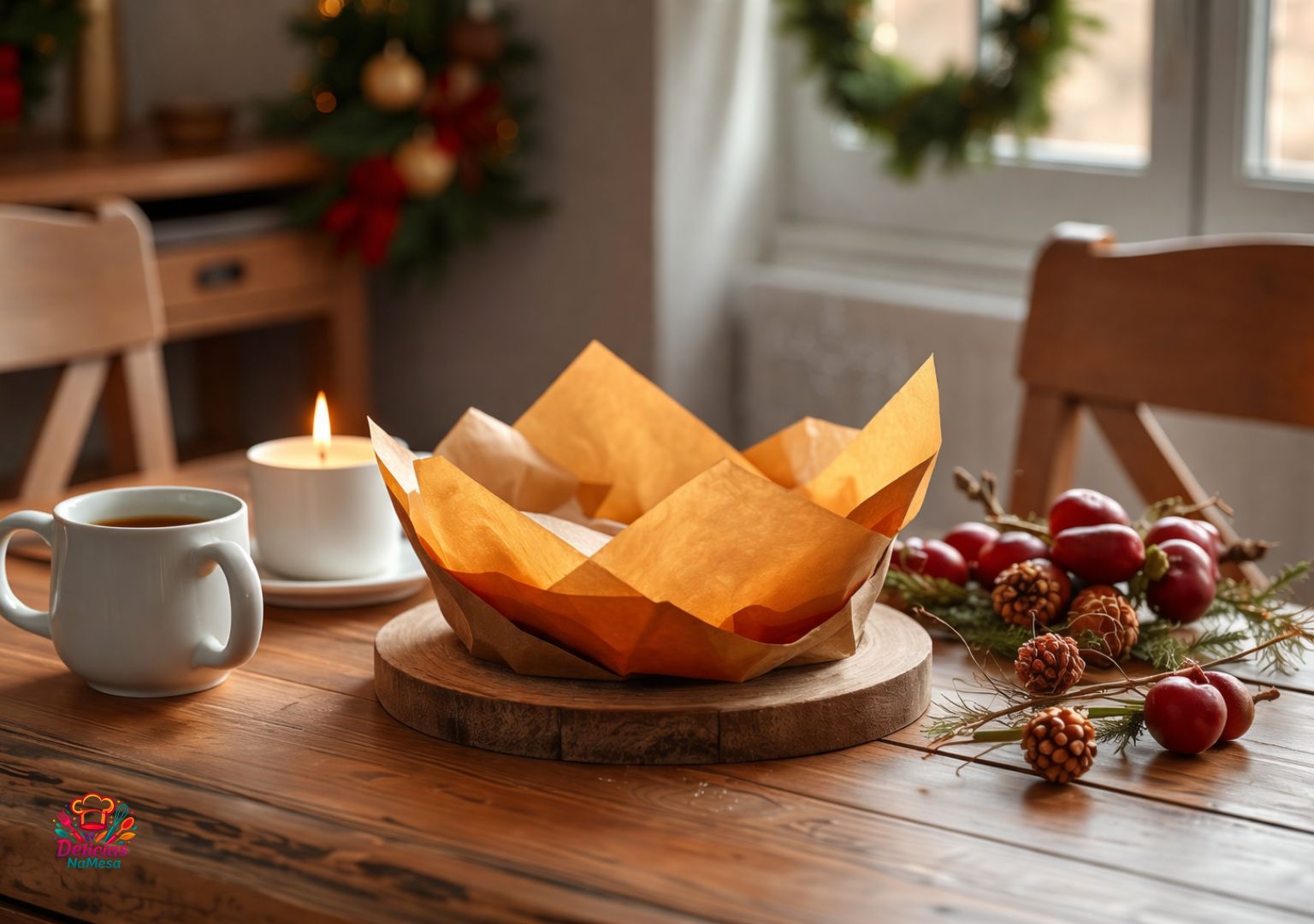 Deliciosa Bala de Leite Quente para o Natal
