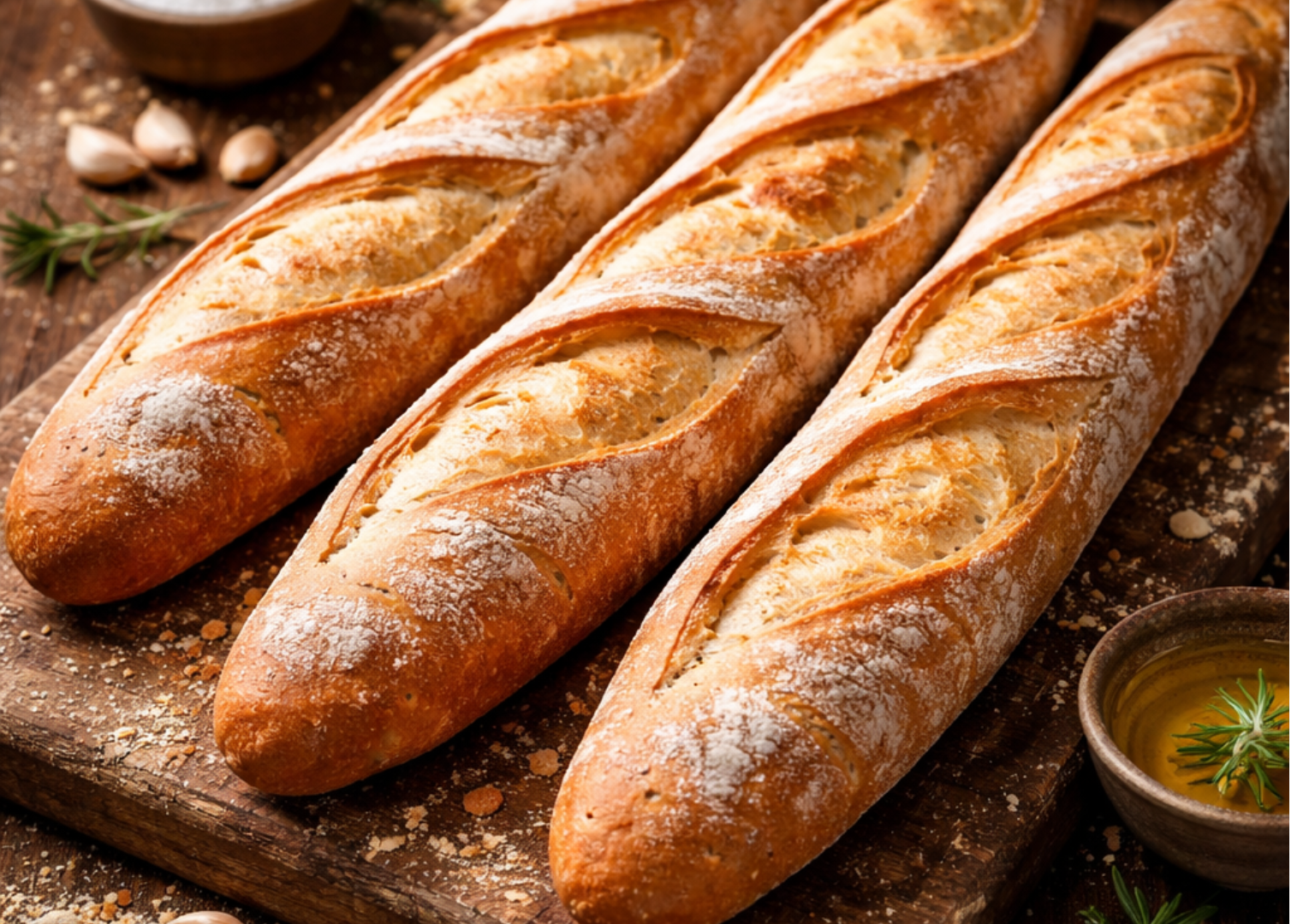 Segredos para uma baguete francesa crocante em casa