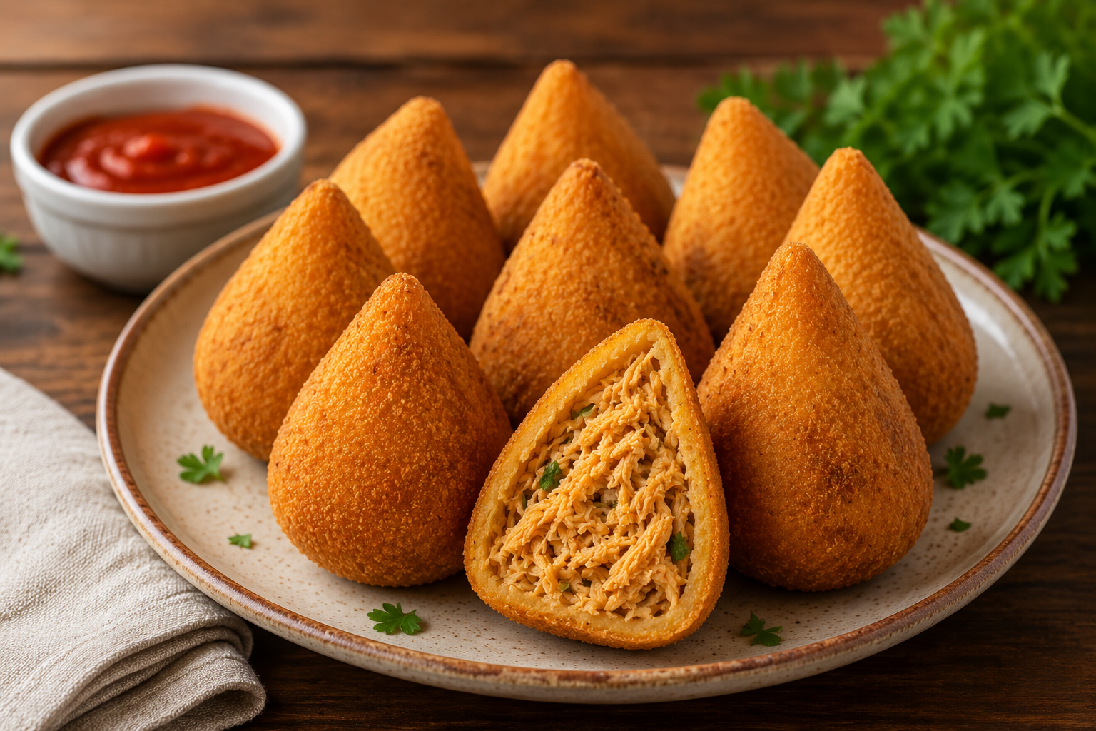 Coxinha de Frango: Aprenda a Fazer a Receita Caseira Perfeita com Massa Crocante e Recheio Cremoso